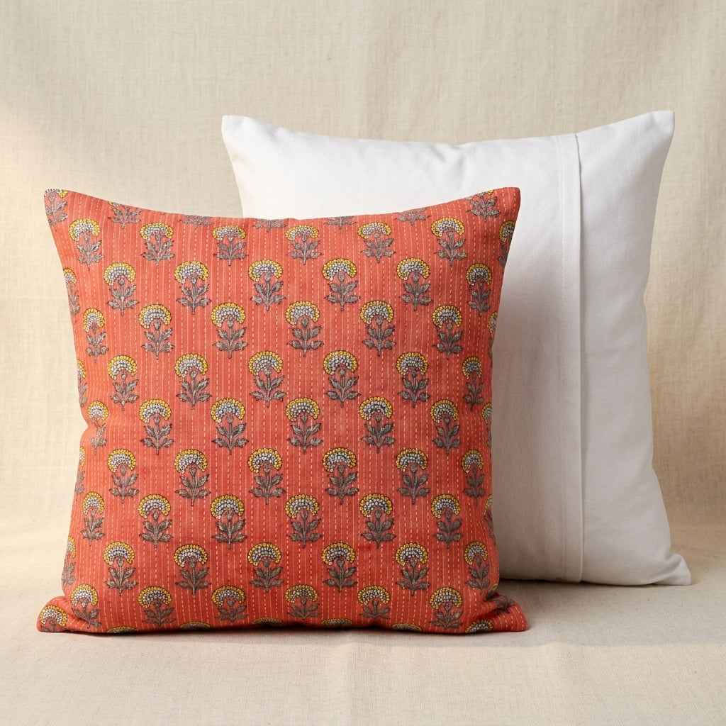 Coral Cotton Accent