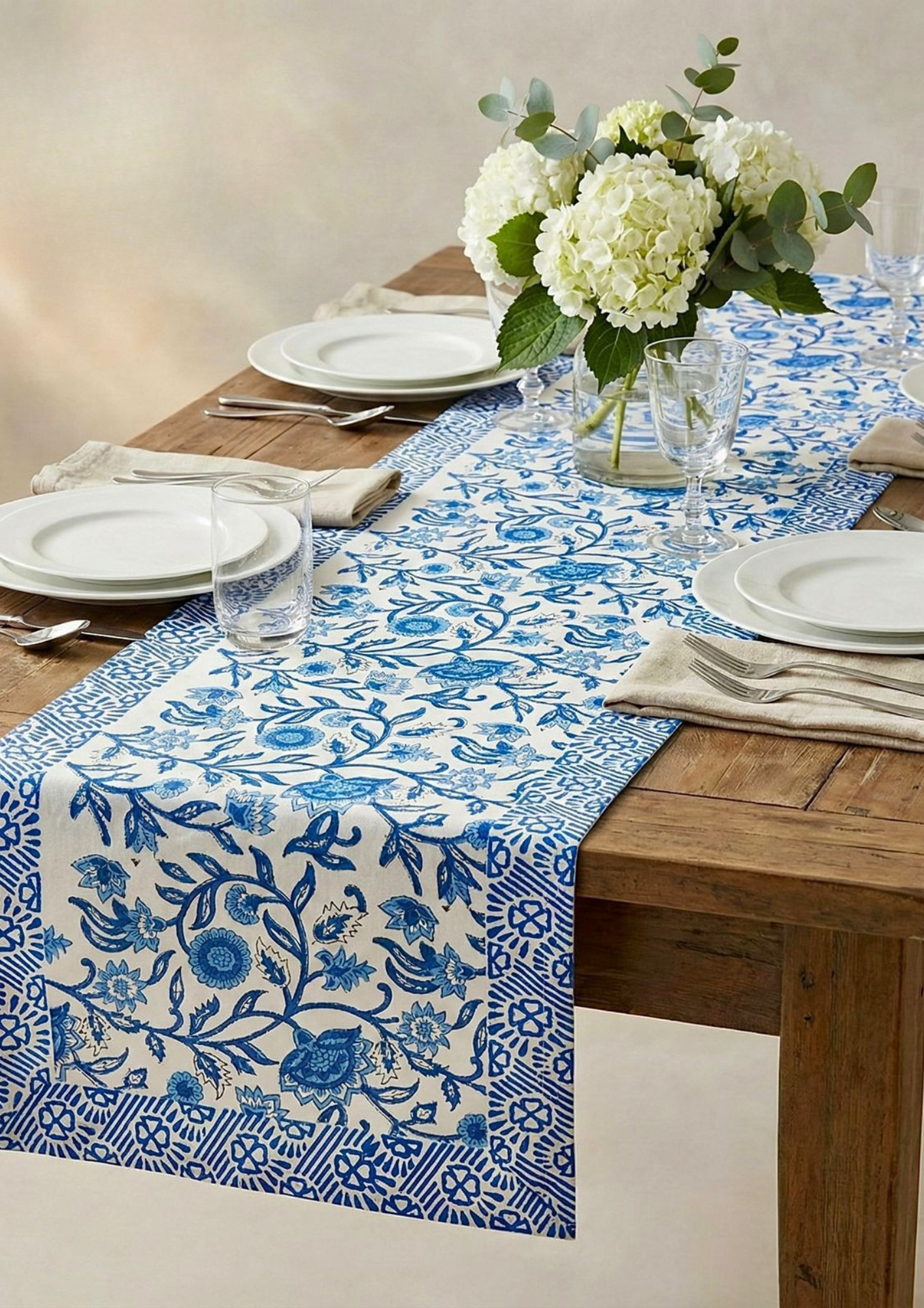 Jute Table Runner | 6 seater