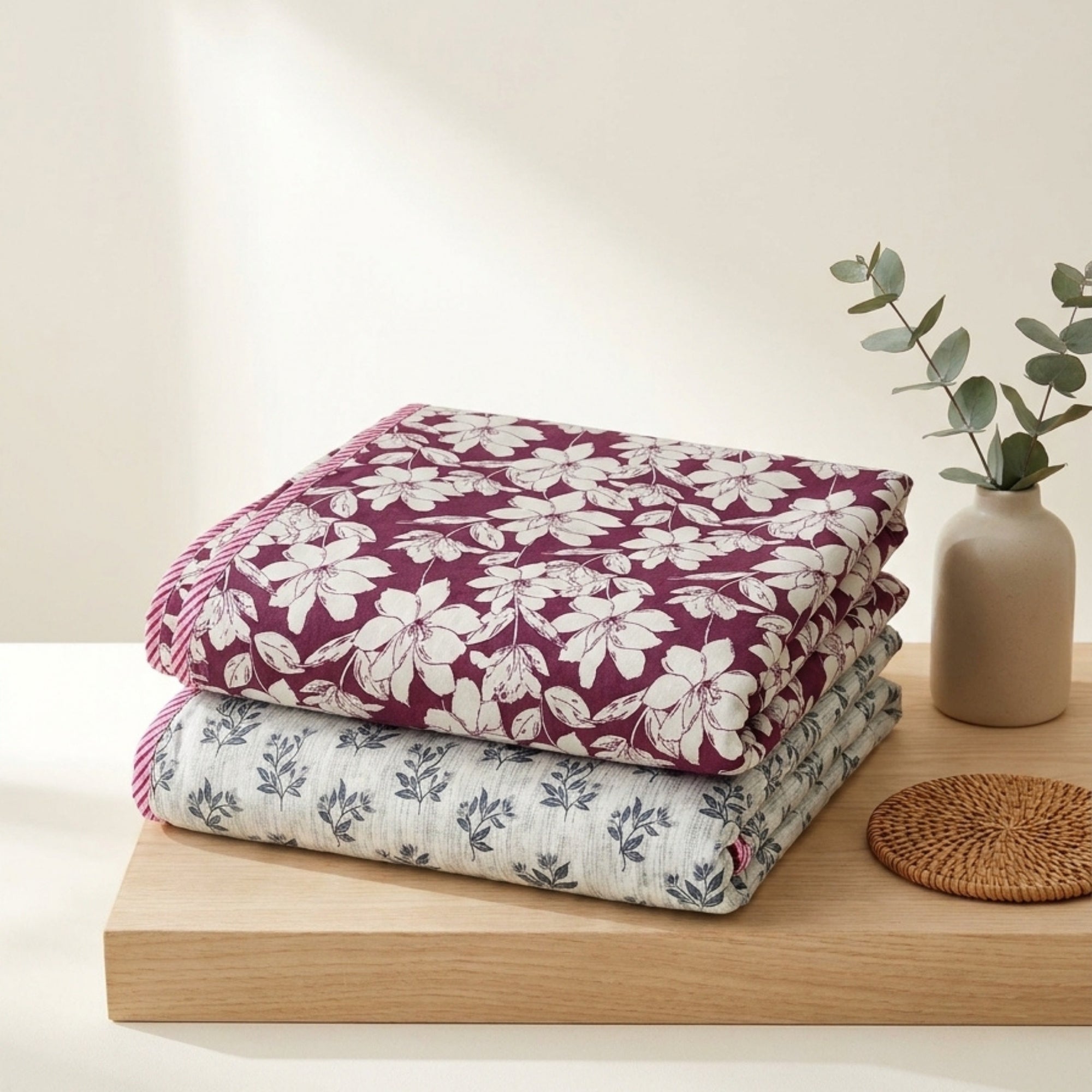 Plum Luxe | Single | Mixed Cotton