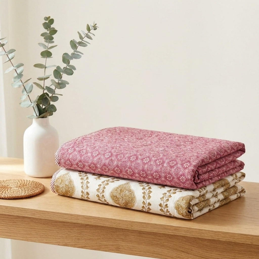 Wine Block | Single | Mixed Cotton