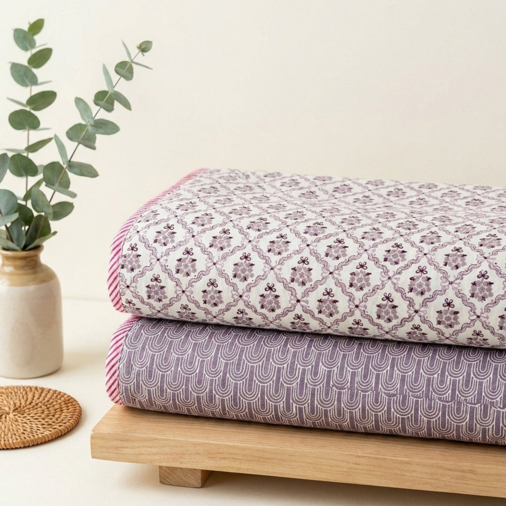 Lilac Glow | Single | Mixed Cotton