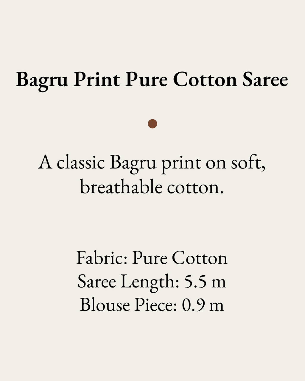 Patra Rekha Pure Cotton Bagru Print Saree-Maroon Patra