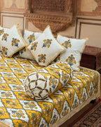 Mustard Regal | Set of 8 | Pure Cotton