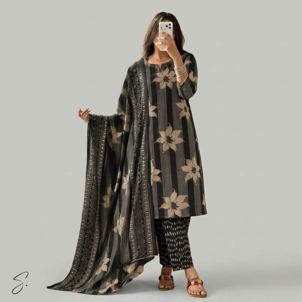 Dove Bloom Cotton Ensemble
