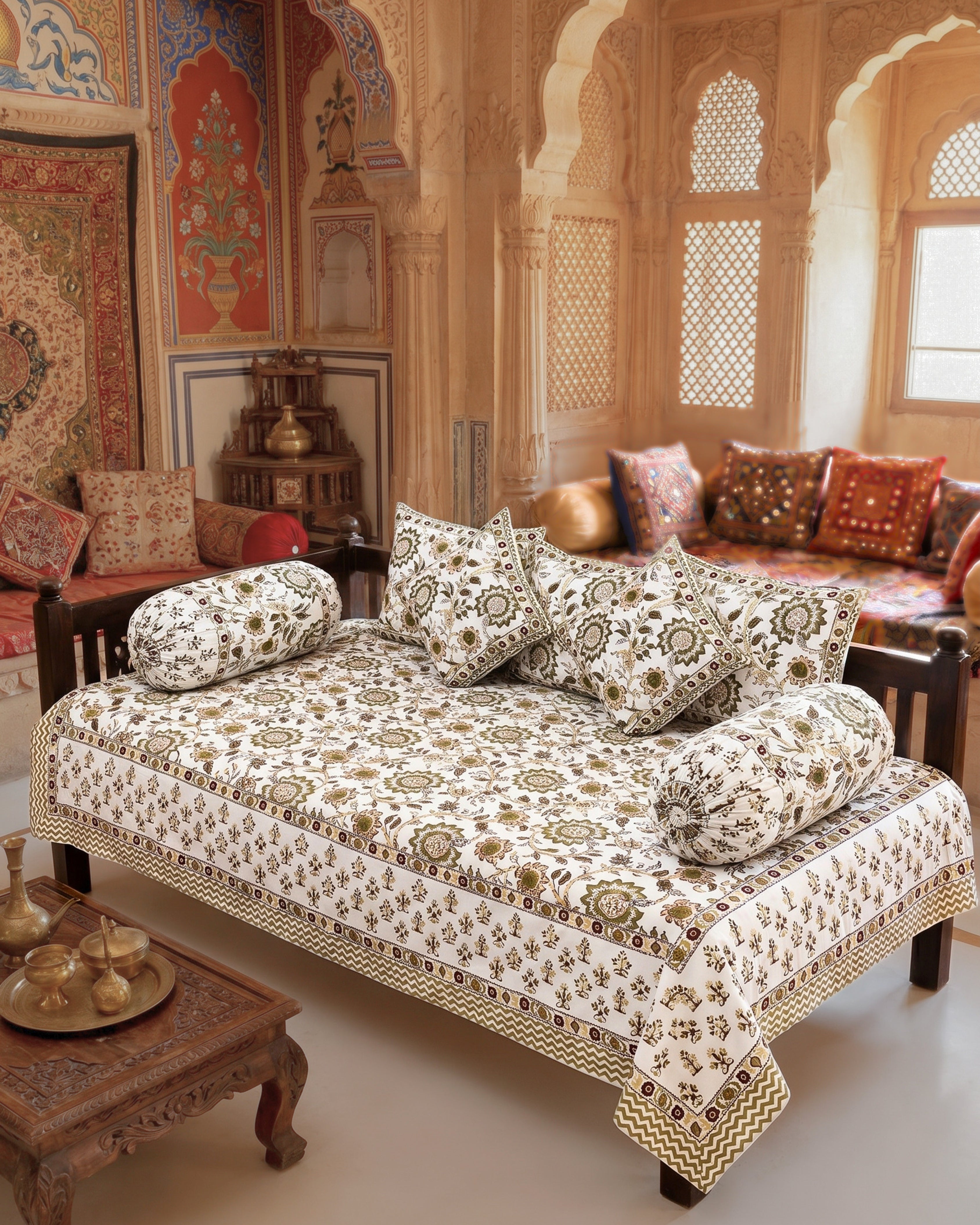 Sand Meadow | Set of 8 | Pure Cotton
