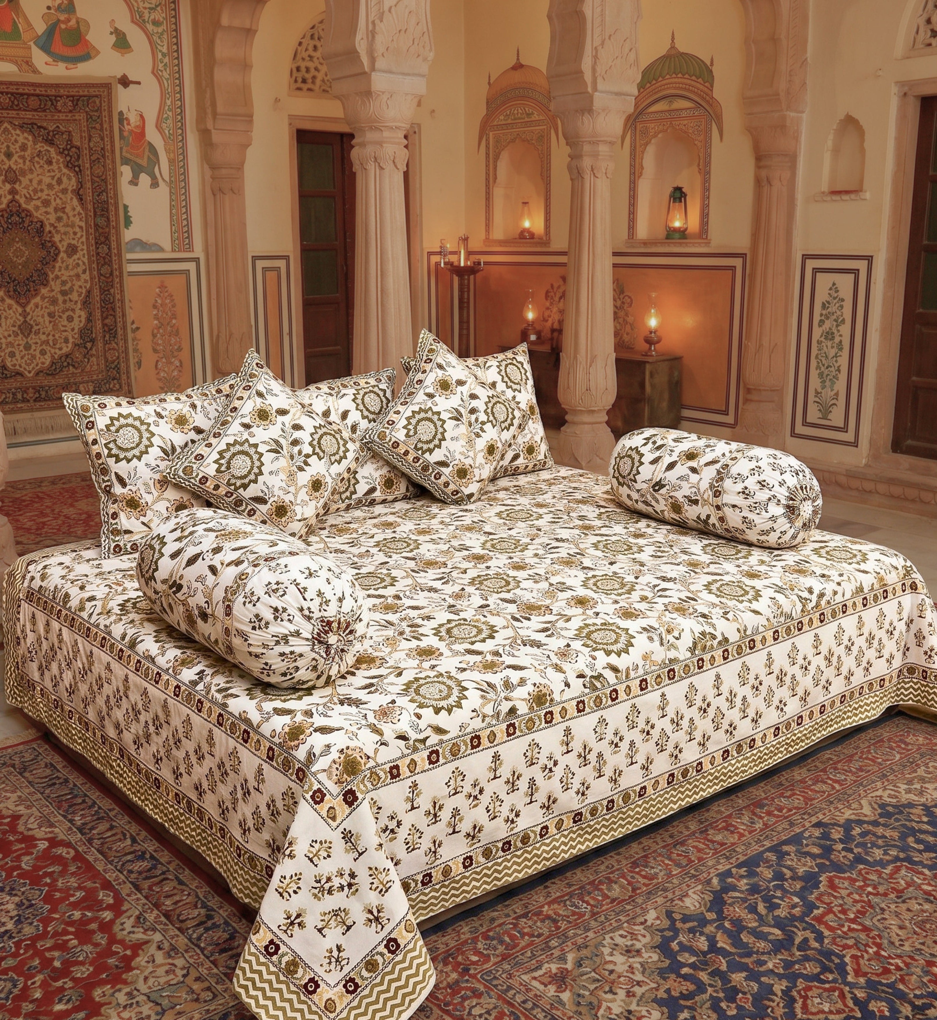 Sand Meadow | Set of 8 | Pure Cotton