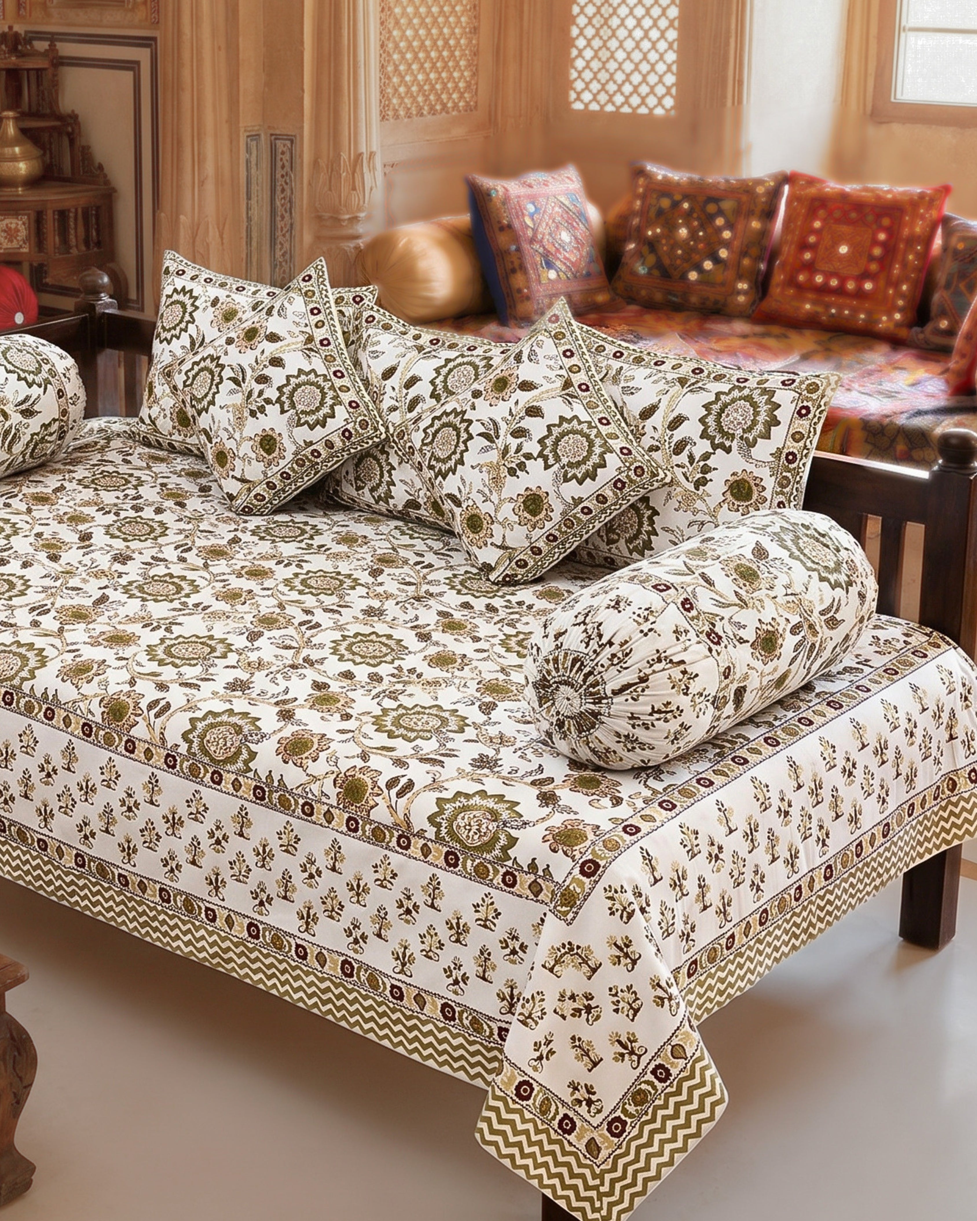 Sand Meadow | Set of 8 | Pure Cotton