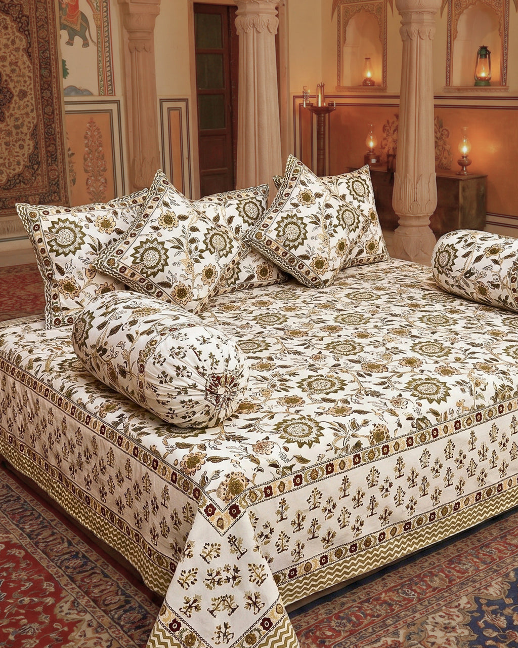 Sand Meadow | Set of 8 | Pure Cotton