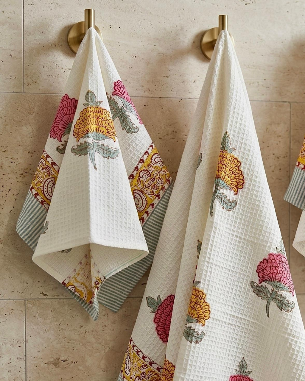 Rich Floral Buti | Cotton Towel Set