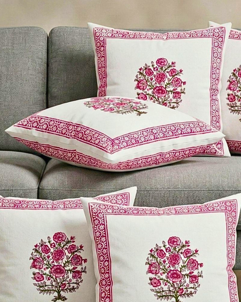 Fuschia Buta | Cushion Cover Set