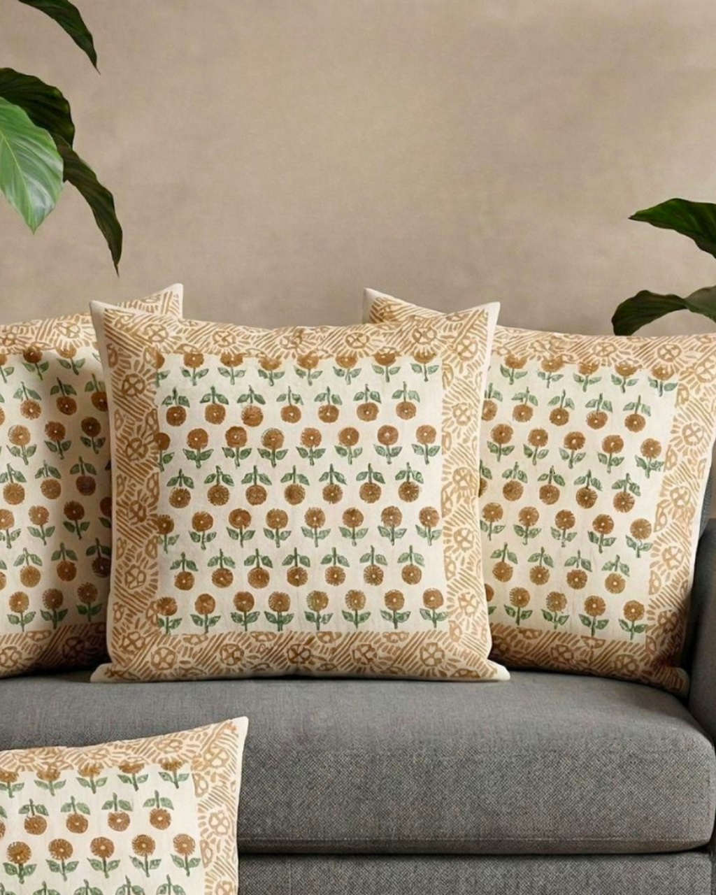 Honey Lattice | Cushion Cover Set