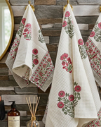 Laal Motif | Cotton Towel Set