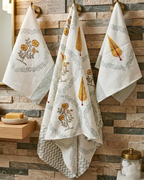 Mustard Buta | Cotton Towel Set