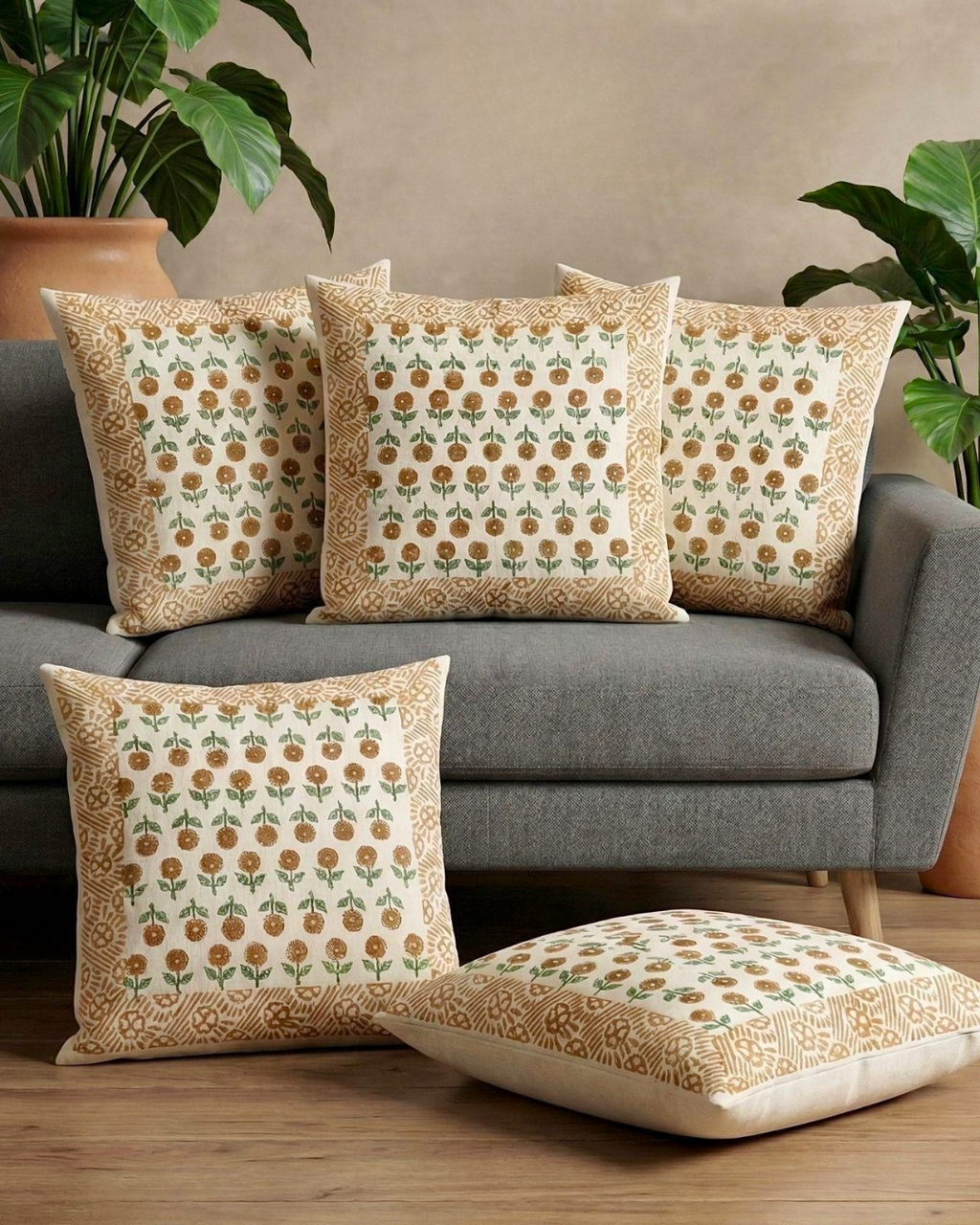 Honey Lattice | Cushion Cover Set