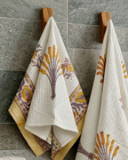 Mustard Palm | Cotton Towel Set