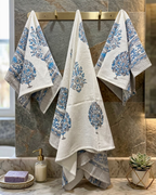 Blue Motif | Cotton Towel Set