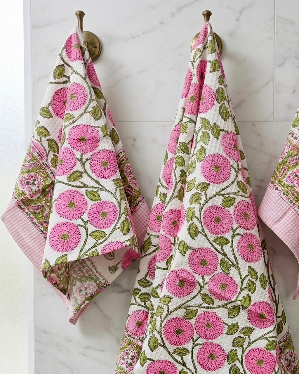 Gulabi Bel | Cotton Towel Set