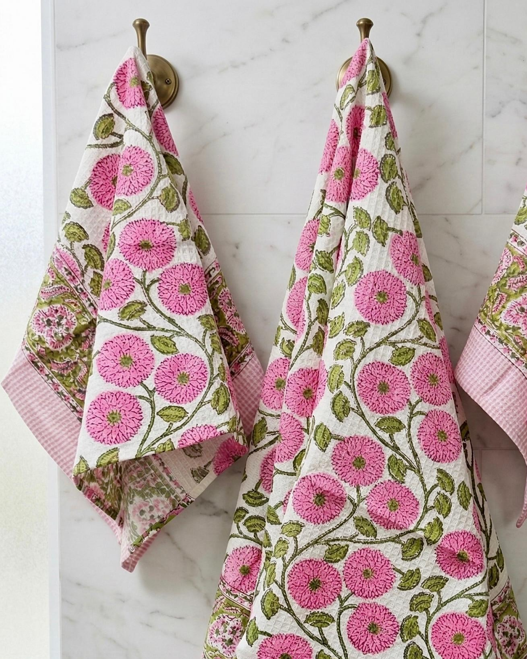 Gulabi Bel | Cotton Towel Set