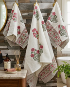 Laal Motif | Cotton Towel Set