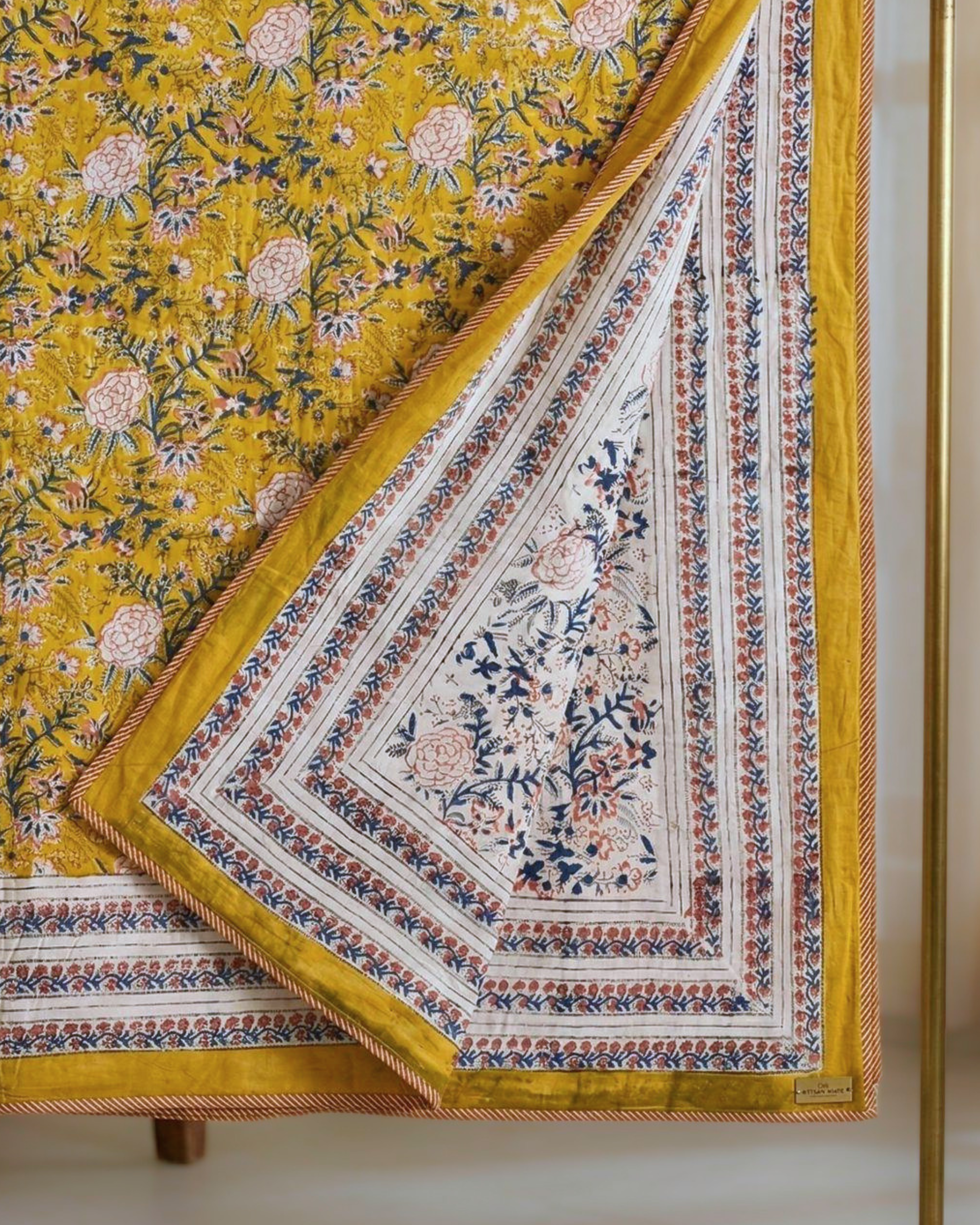 Honey Floral | Mulmul King Dohar