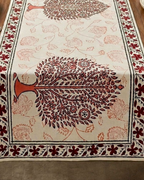 Rustic Mughal Motif | Cotton Table Runner 6 seater