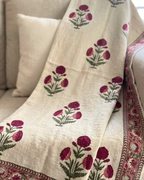 Gurhal Buti| Jute Sofa throw