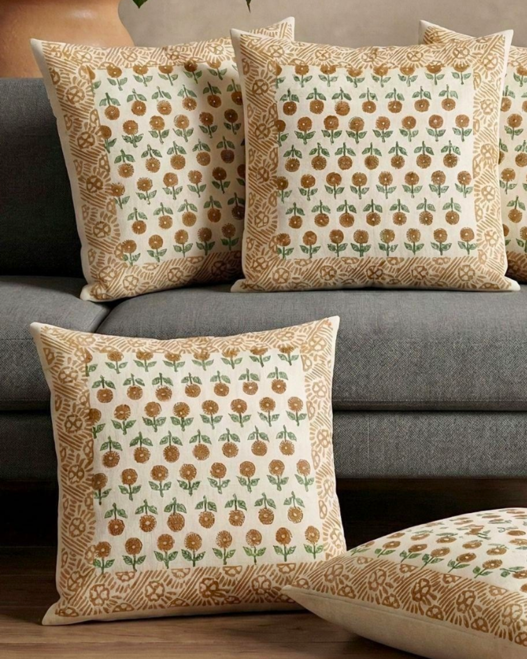 Honey Lattice | Cushion Cover Set