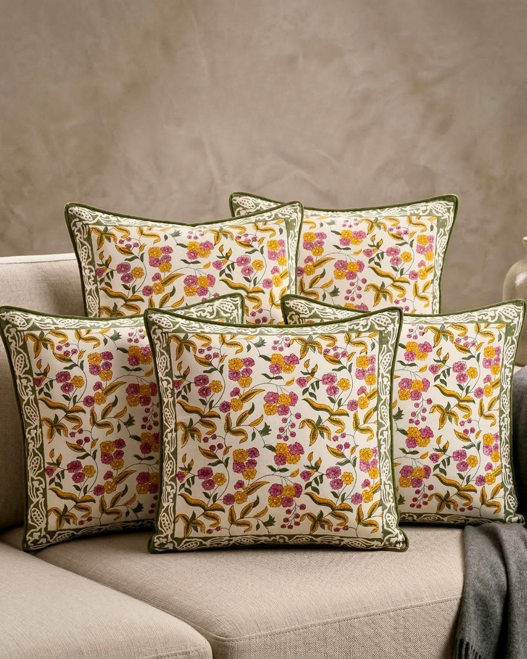 Mixed Jaal | Cushion Cover Set