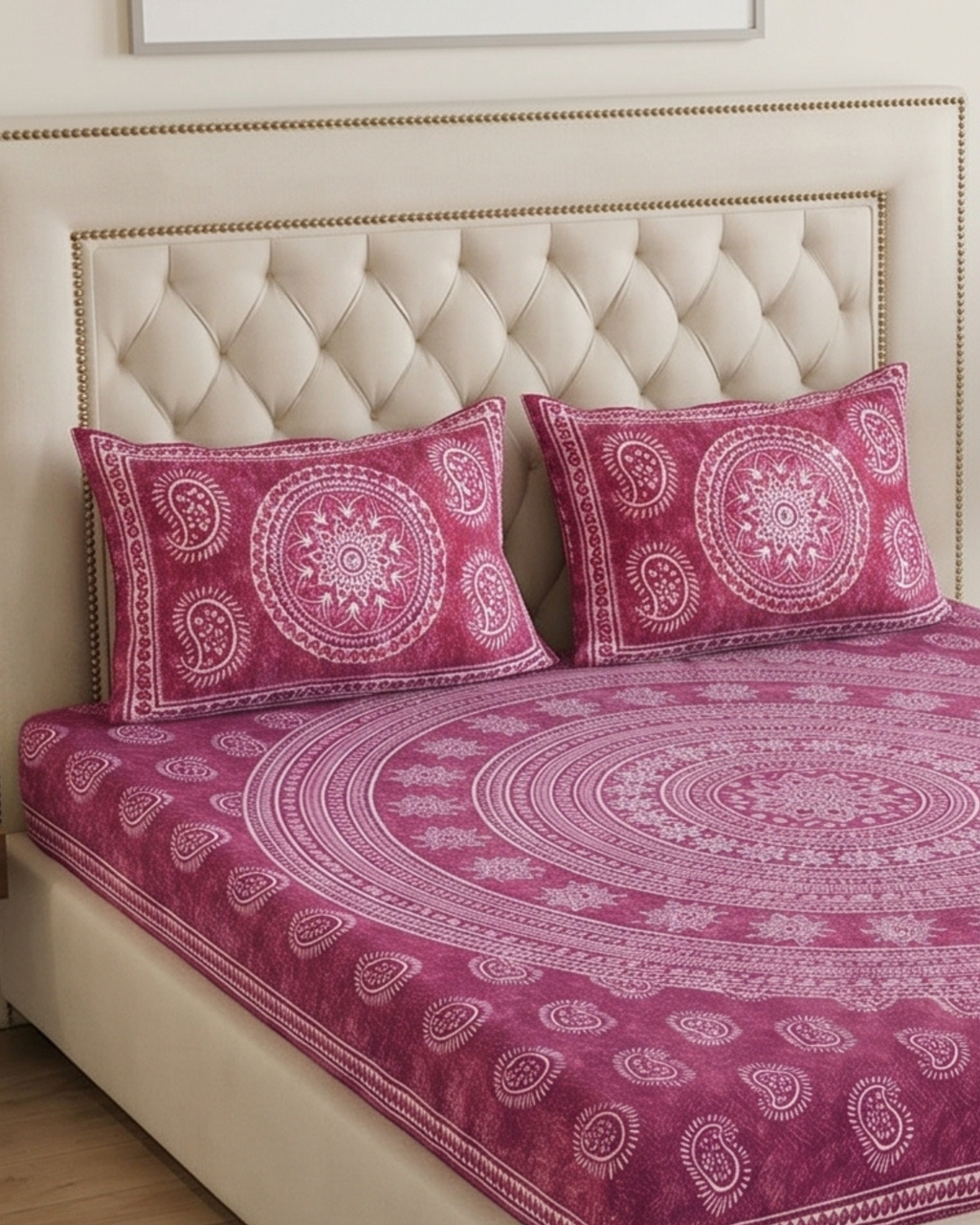 Zinnia Mandala | Queen Bedsheet