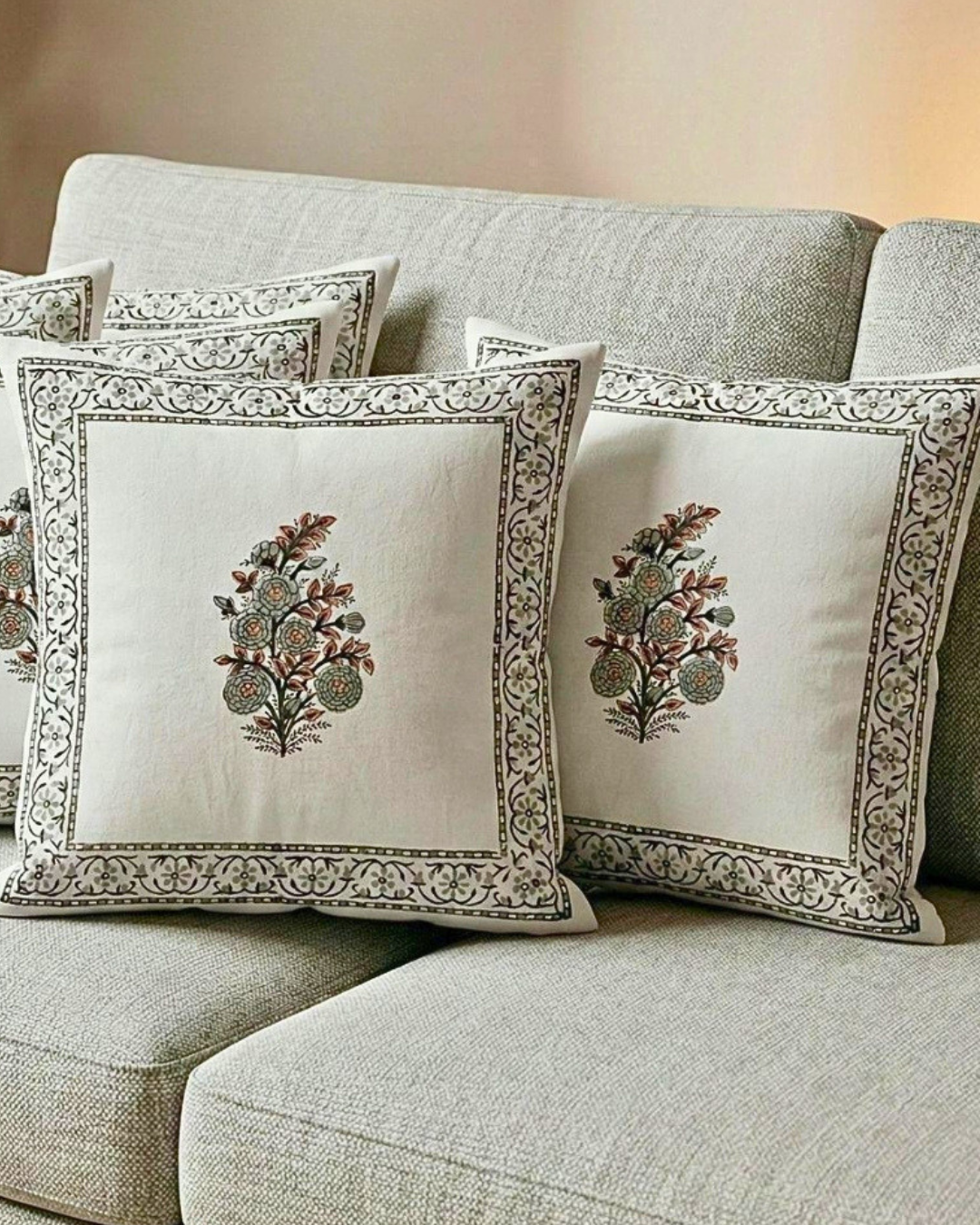 Classic Stone Motif | Cushion Cover Set