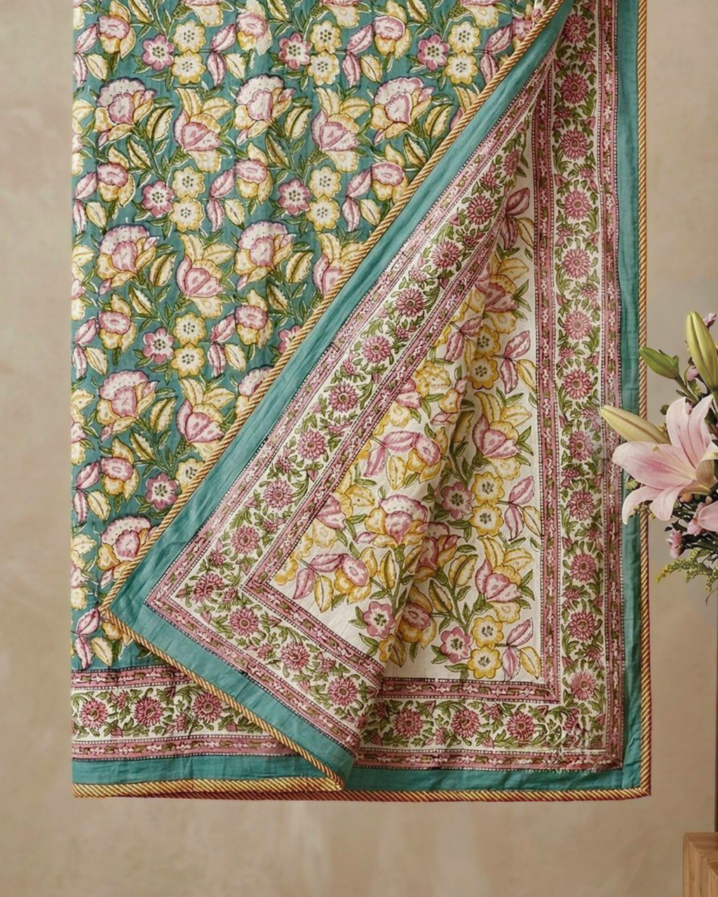 Fern Floral | Mulmul King Dohar