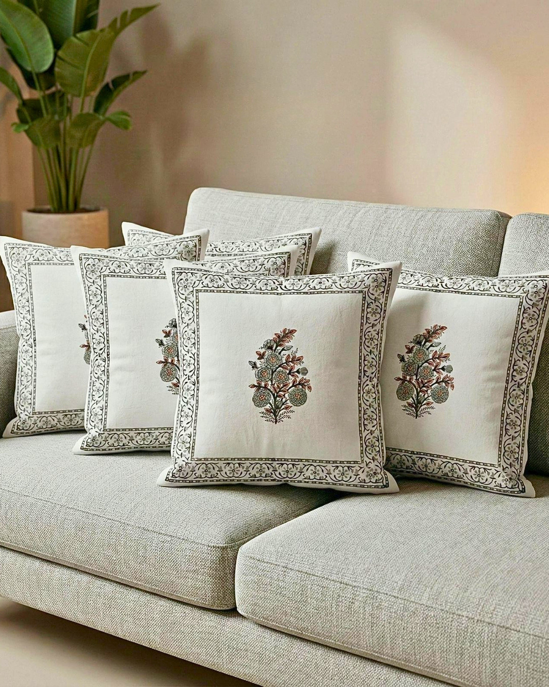 Classic Stone Motif | Cushion Cover Set