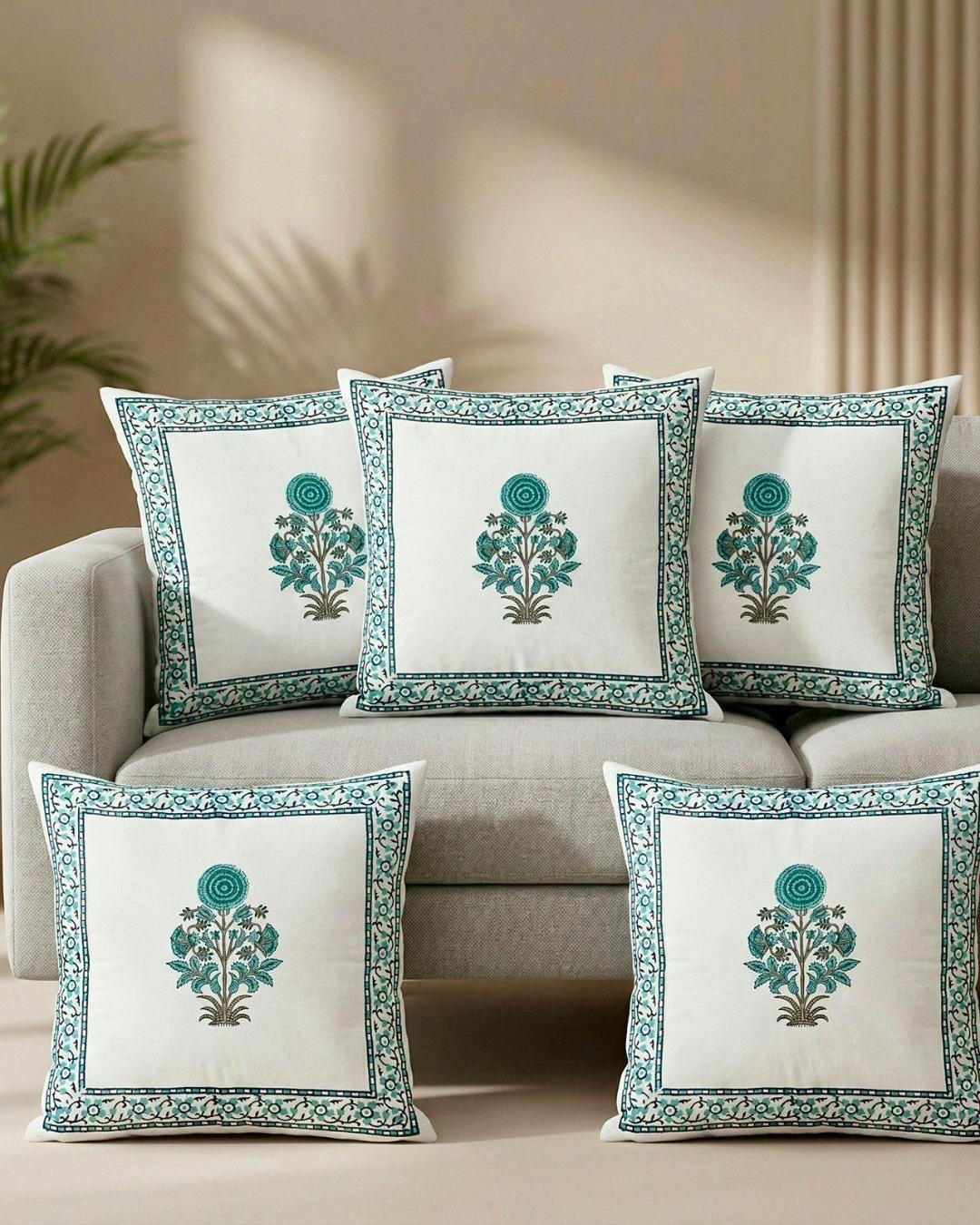Moss Buta Motif | Cushion Cover Set