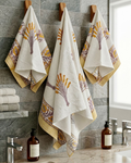 Mustard Palm | Cotton Towel Set