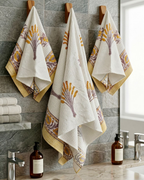 Mustard Palm | Cotton Towel Set