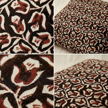 Espresso Floral Cotton Accent