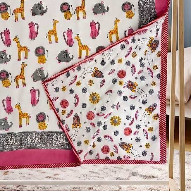 Jungle Fun Cuddle Wrap - The Shirui Studio.